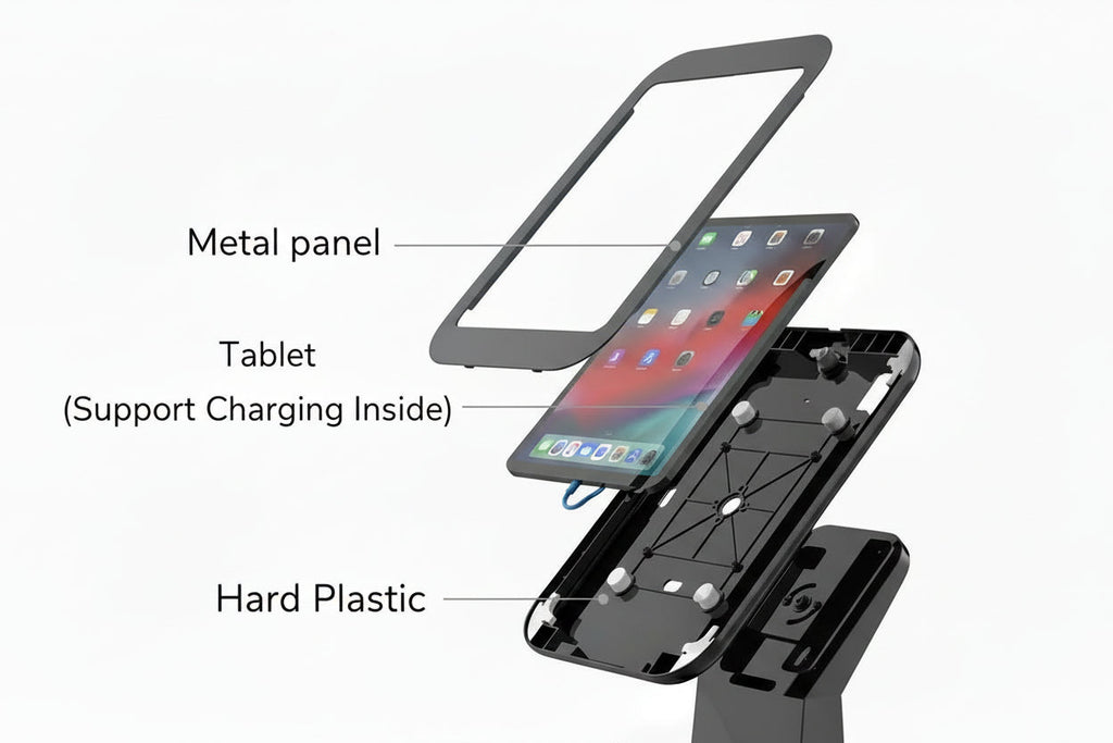 Metal IPad Tablet Sharing Station