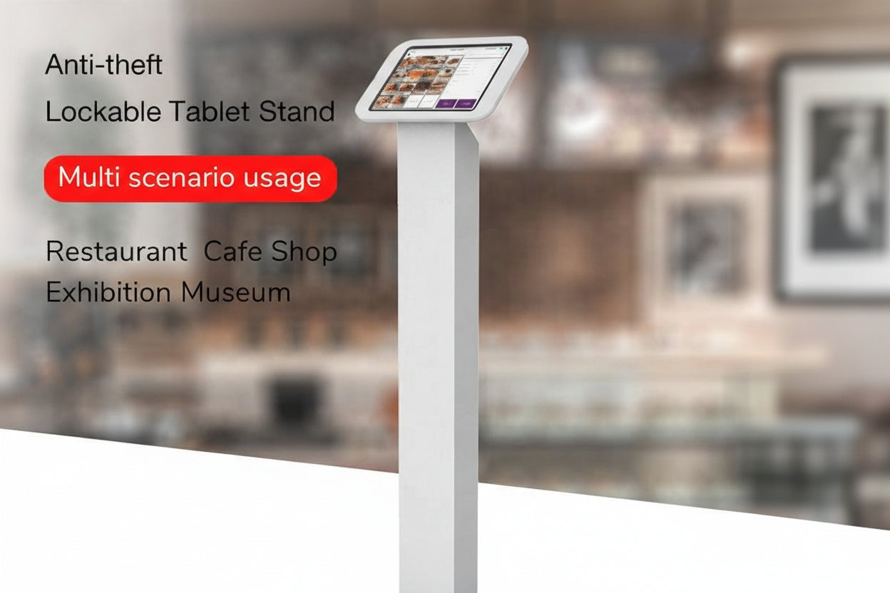 Metal iPad tablet sharing station for events