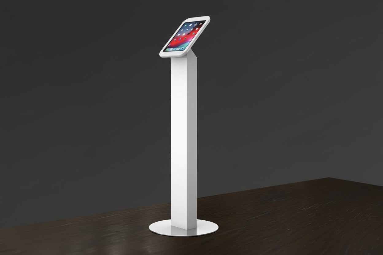 Metal iPad tablet sharing station for events
