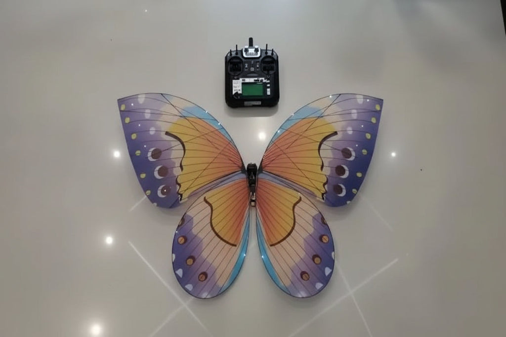Remote Controlled Flying Butterfly Drone Wedding Ring Delivery